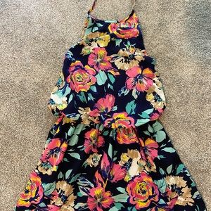 Floral print summer dress